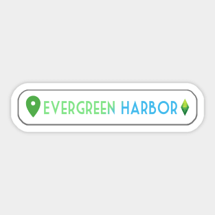 Evergreen Harbor Location- The Sims 4 Sticker